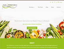 Tablet Screenshot of eat2perform.com